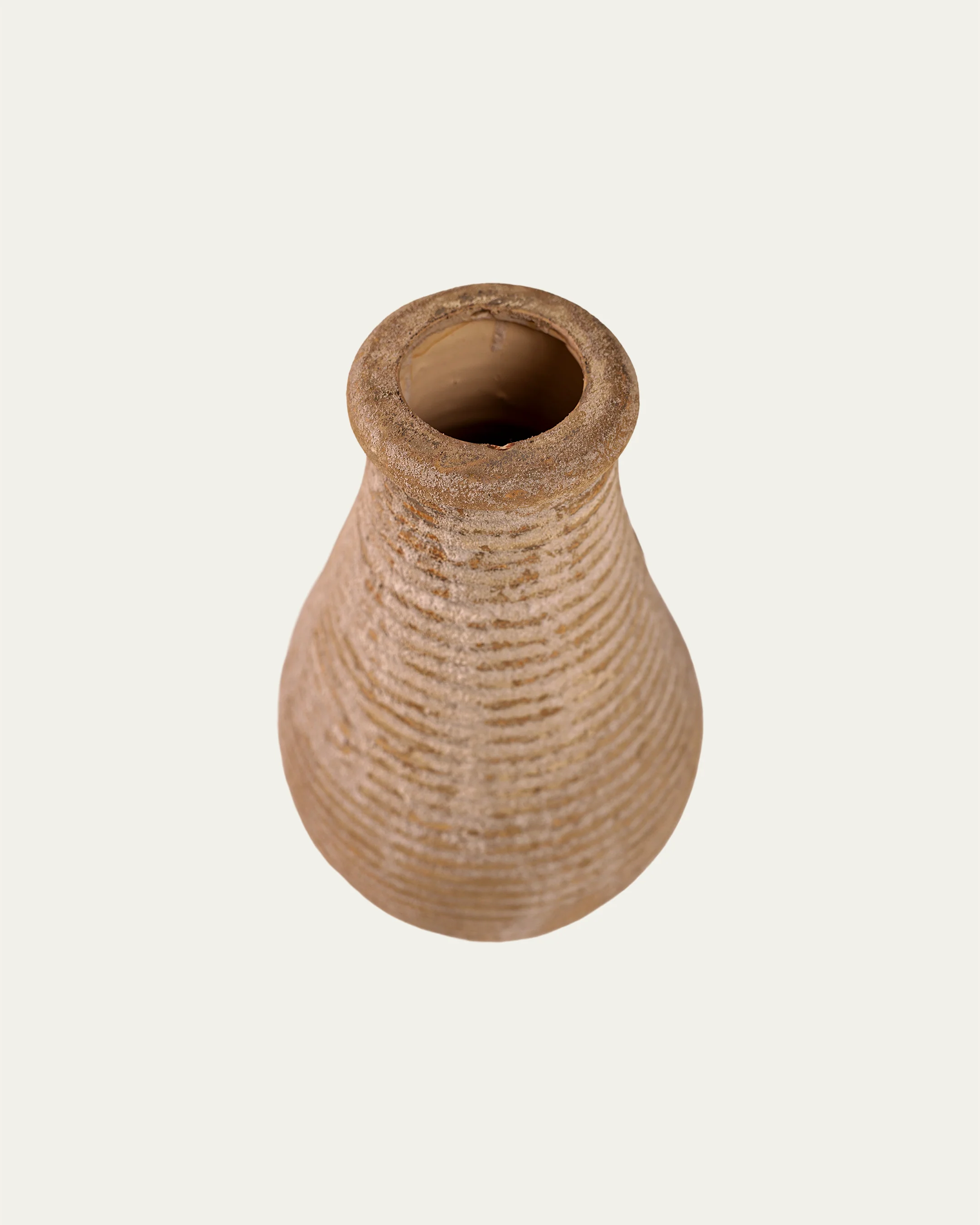 Ancient rust moon glaze Textured Vase - 20x34 - Image 4